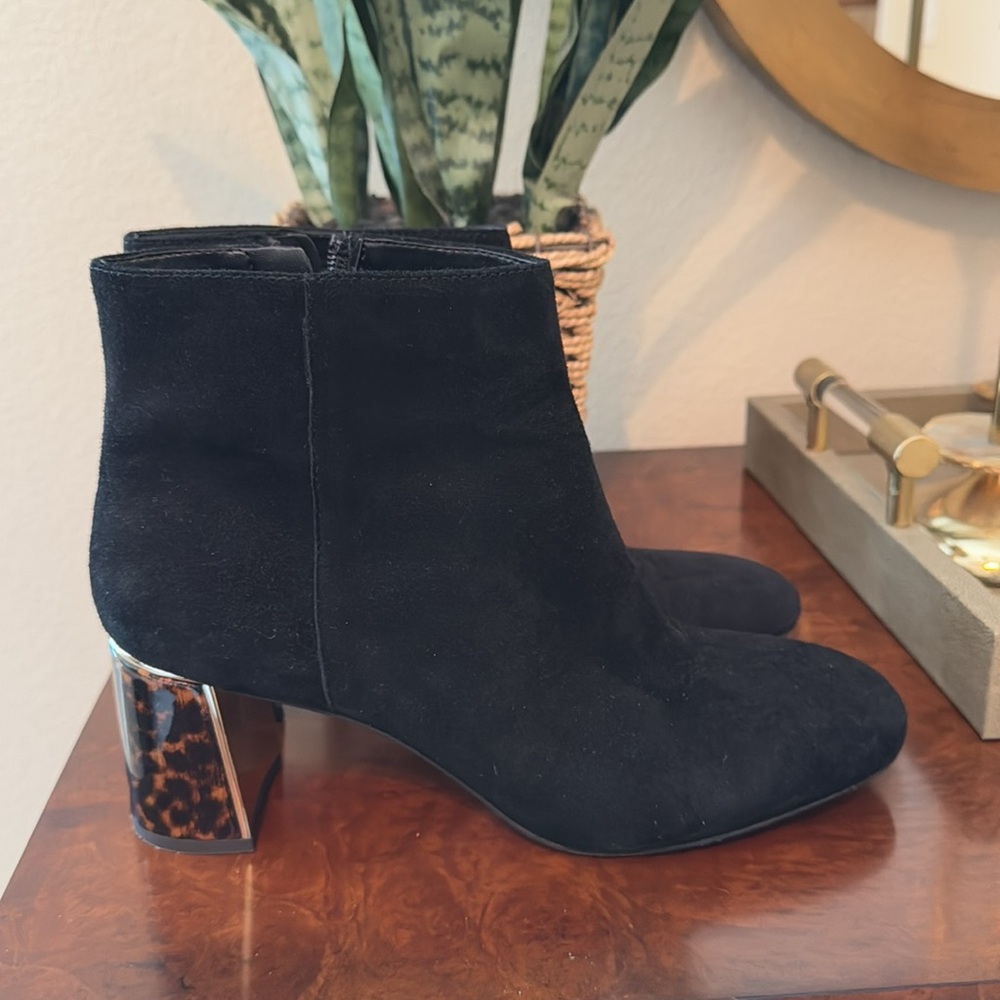 Ann Taylor suede ankle boots